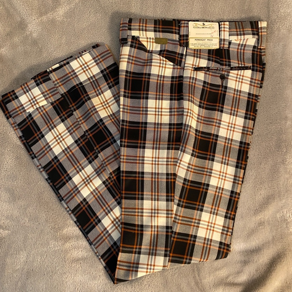 Vintage 70’s Cuffed Bell Bottom Pants